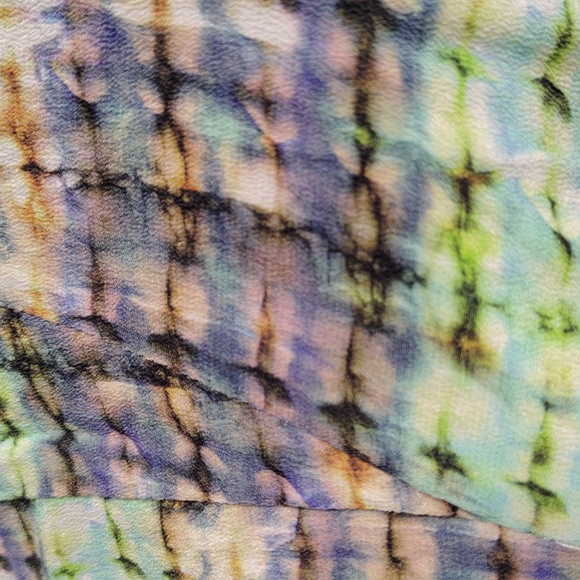 FREE PEOPLE GORGEOUS JEWEL TONE HAND-BLOCK PRINTED SILK MAXI DRESS Sz OS - Picture 13 of 16